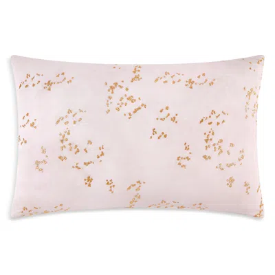 Donna Karan Dusk Embroidered Standard Sham In Pink