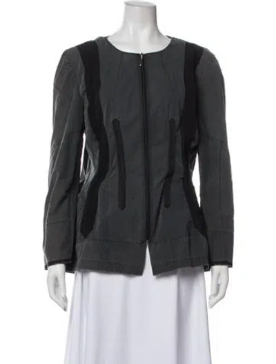 Pre-owned Donna Karan Evening Jacket In Gray