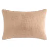 Donna Karan Evolution Pleated Textured Decorative Pillow, 14x 20 In Neutral