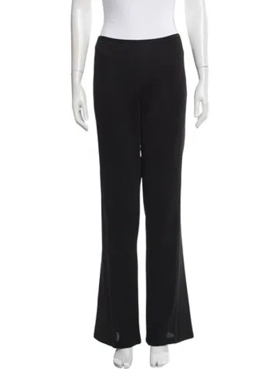 Pre-owned Donna Karan Flared Pants In Black