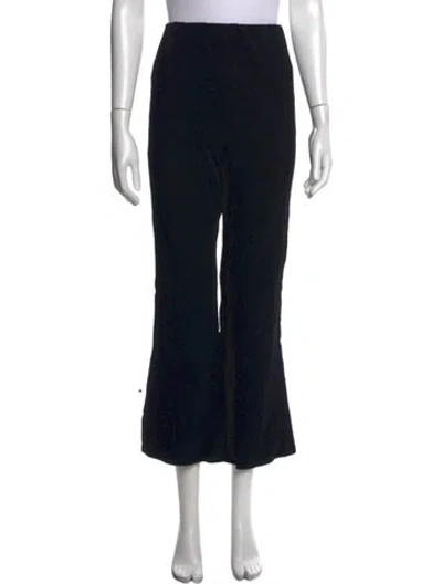 Pre-owned Donna Karan Flared Pants In Blue