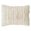 Donna Karan Flutter Decorative Pillow, 14 X 20 In White