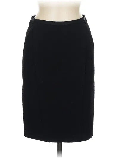 Pre-owned Donna Karan Formal Skirt In Black