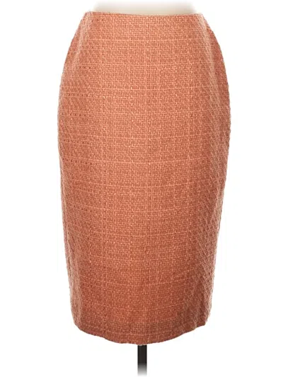 Donna Karan Formal Skirt In Brown