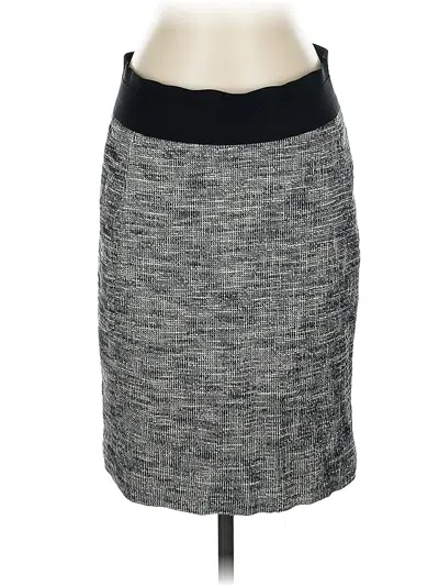 Pre-owned Donna Karan Formal Skirt In Gray