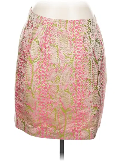 Pre-owned Donna Karan Formal Skirt In Pink