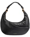 Donna Karan Gabardine Mini Hobo Shoulder Bag