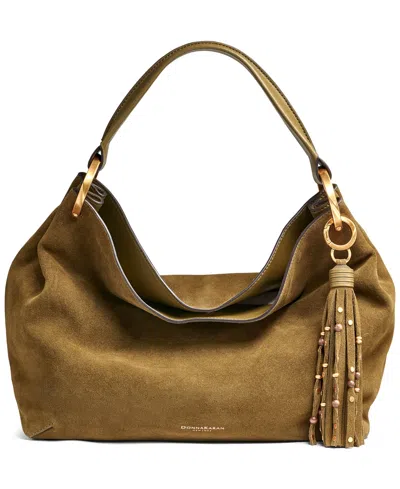 Donna Karan Glenwood Suede Shoulder Bag