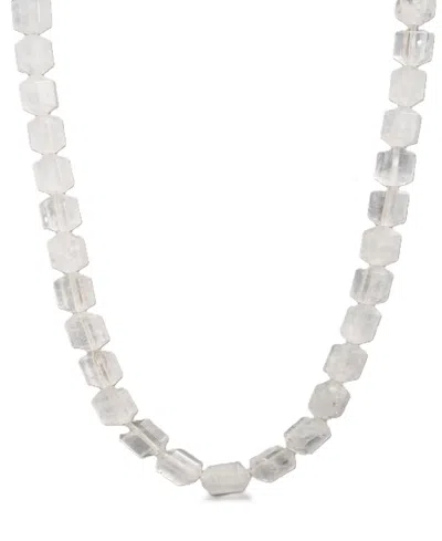 Donna Karan Gold-plated Quartz Crystal Collar Necklace In Metallic