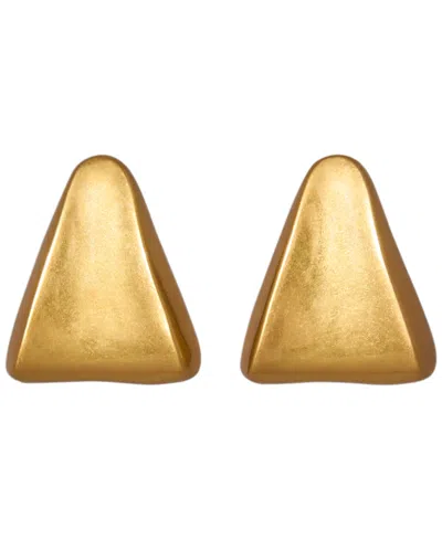 Donna Karan Gold-plated Valley Stud Earrings