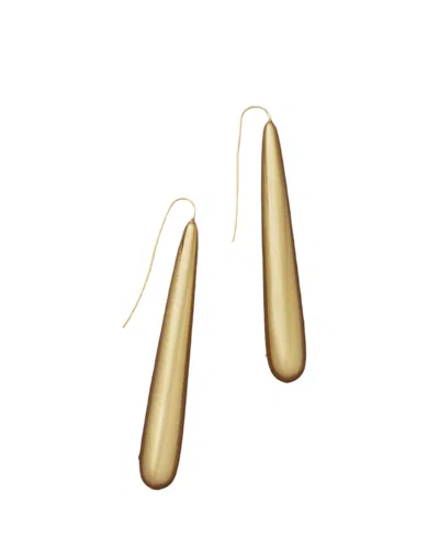 Donna Karan Gold-tone Oversized Threader Earrings In Metallic