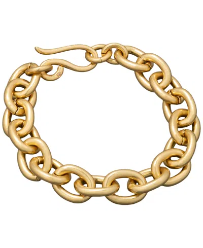 Donna Karan Gold-tone Statement Link Flex Bracelet