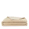 Donna Karan Hammered Silk And Cotton Quilt, King In Gold