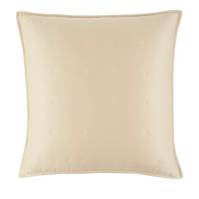 Donna Karan Hammered Silk Euro Sham In Neutral