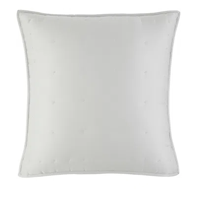 Donna Karan Hammered Silk Euro Sham In Gray