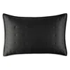 Donna Karan Hammered Silk Standard Sham In Black