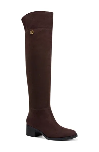 Donna Karan Hera Over The Knee Boot In Blue