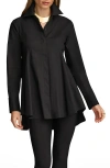 Donna Karan High-low A-line Tunic In Black