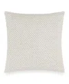 Donna Karan Home Beaded Netting Decorative Pillow, 18" X 18"