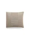 Donna Karan Home Block Bead Decorative Pillow, 16" X 20" In Sand