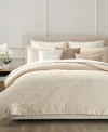 Donna Karan Home Dune Embroidered Duvet Cover, Queen In Neutral