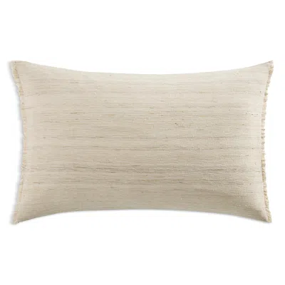 Donna Karan Elements Raw Silk Blend King Sham In Natural