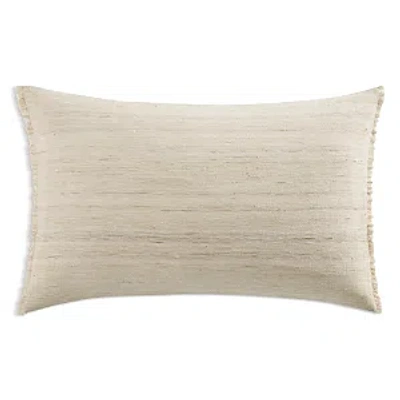 Donna Karan Home Elements Raw Silk Blend Standard Sham In Natural