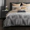 Donna Karan Home Ember Charcoal Duvet Cover, Full/queen In Charcoal
