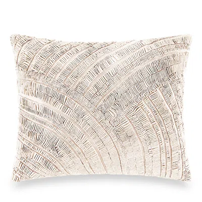 Donna Karan Home Foil Printed & Textured Decorative Pillow, 16 X 20
