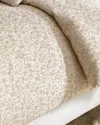 Donna Karan Home Fragment Queen Duvet In Gold