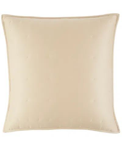 Donna Karan Home Hammered Silk Sham, European In Gold
