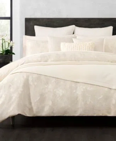 Donna Karan Home Illusion Breathable Duvet Cover In White