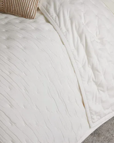 Donna Karan Home Meditate King Quilt In Ivory