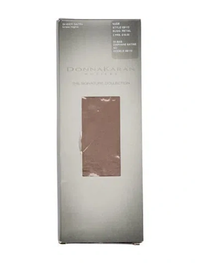 Pre-owned Donna Karan Hosiery W/tags In Brown