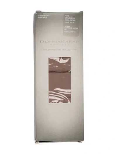 Pre-owned Donna Karan Hosiery W/tags In Brown