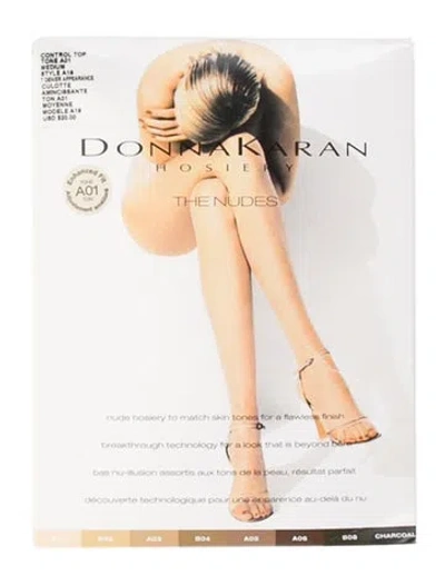 Pre-owned Donna Karan Hosiery W/tags In Neutrals