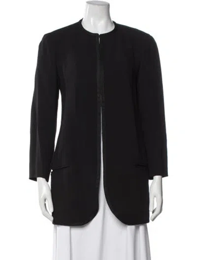 Pre-owned Donna Karan Jacket In Black