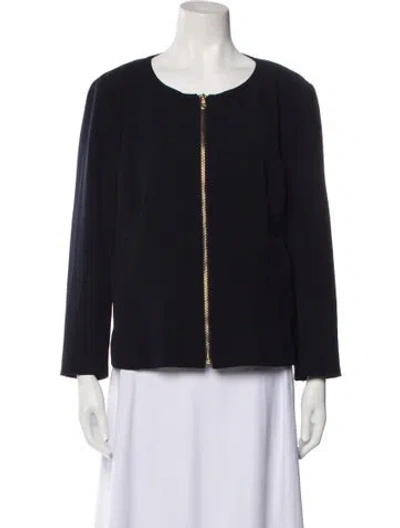 Pre-owned Donna Karan Jacket In Blue