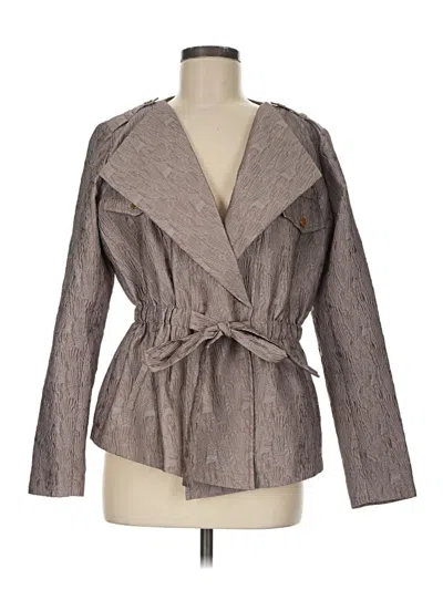Pre-owned Donna Karan Jacket In Gray