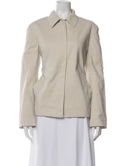 Pre-owned Donna Karan Jacket In Neutral
