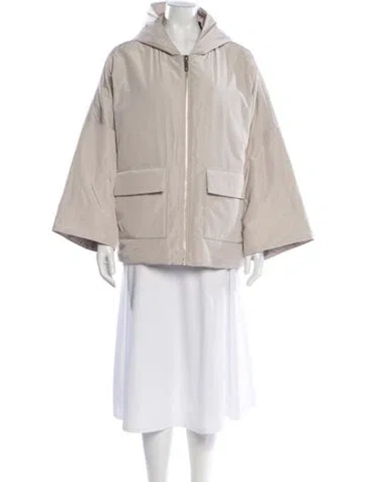 Pre-owned Donna Karan Jacket In Neutral