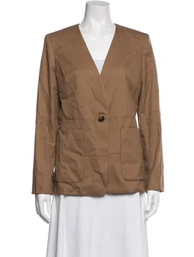 Pre-owned Donna Karan Jacket In Neutrals
