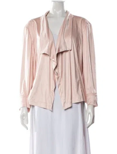 Pre-owned Donna Karan Jacket In Pink
