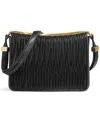 Donna Karan Jericho Flap Shoulder With Sculpted Hardware In Black,gold