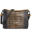 Donna Karan Jericho Metallic Croc Convertible Shoulder Bag