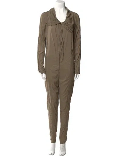 Pre-owned Donna Karan Jumpsuit In Neutral