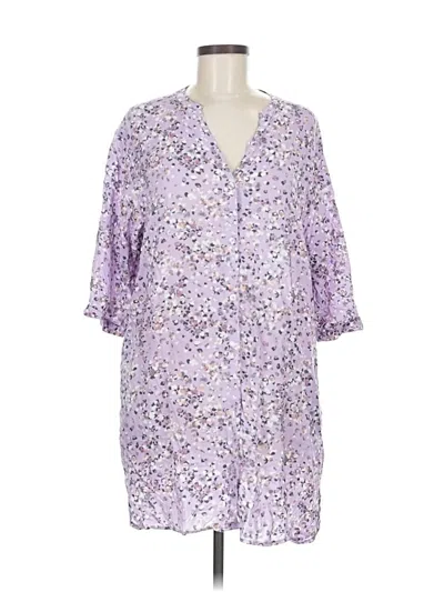 Pre-owned Donna Karan Kimono In Purple