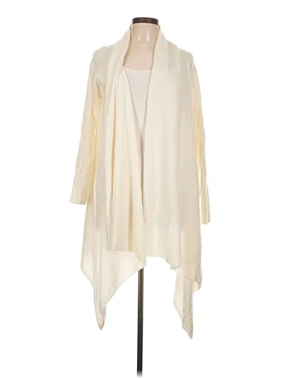 Pre-owned Donna Karan Kimono In White