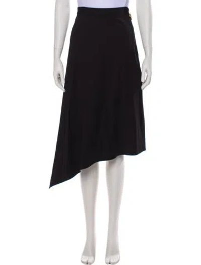 Pre-owned Donna Karan Knee-length Skirt In Black