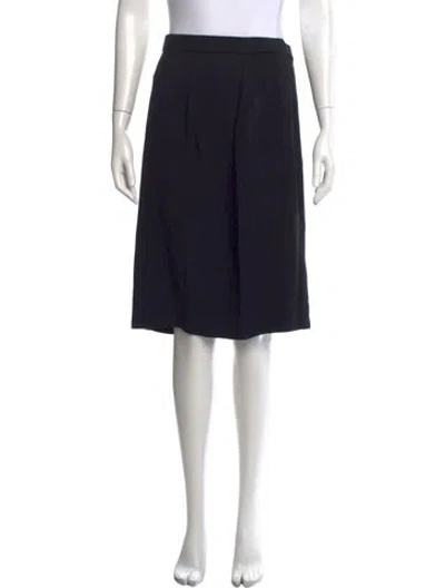 Pre-owned Donna Karan Knee-length Skirt In Black